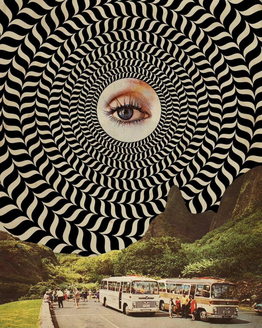 视觉效果凸出的作品集,超现实主义拼贴画.