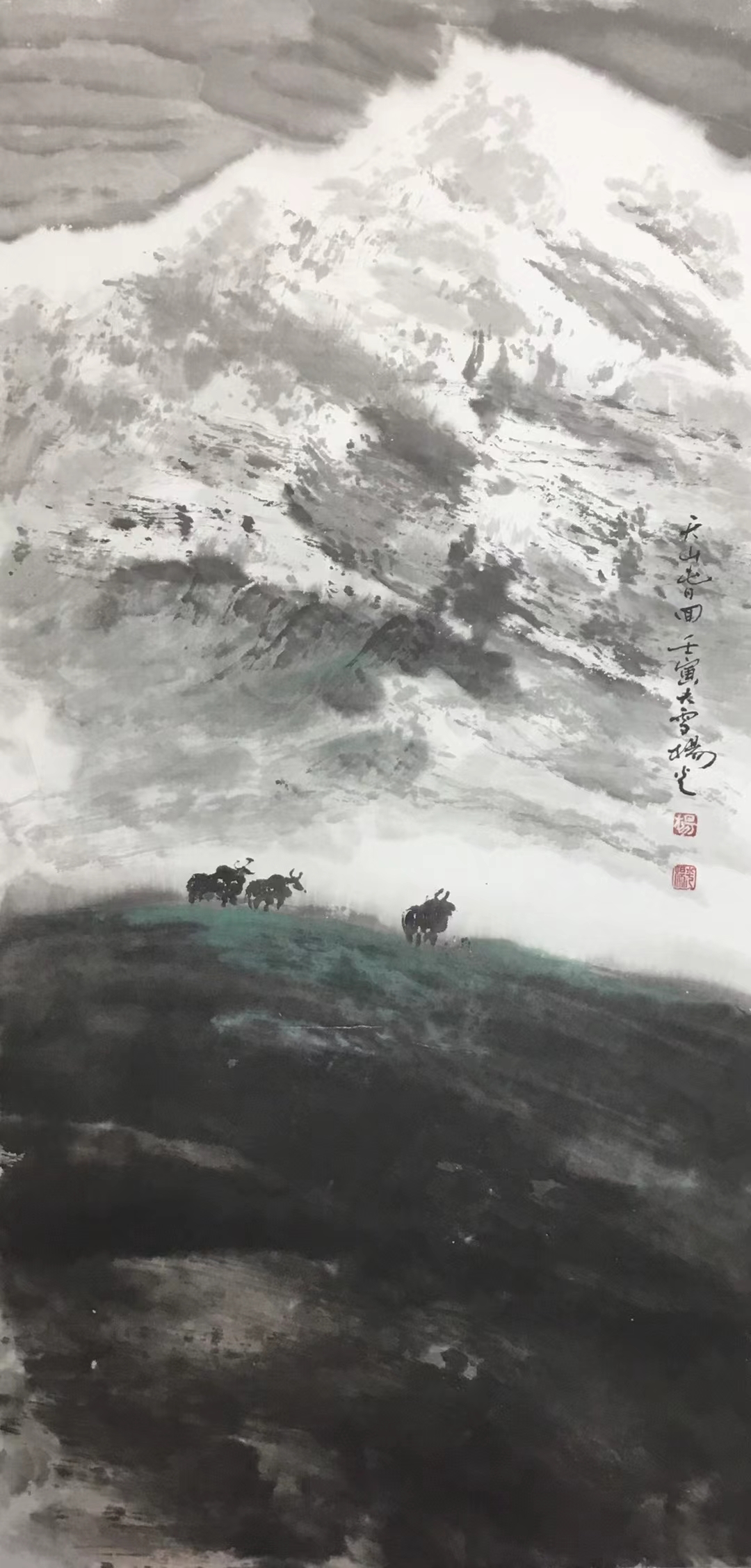 书画家杨光的作品价值图片