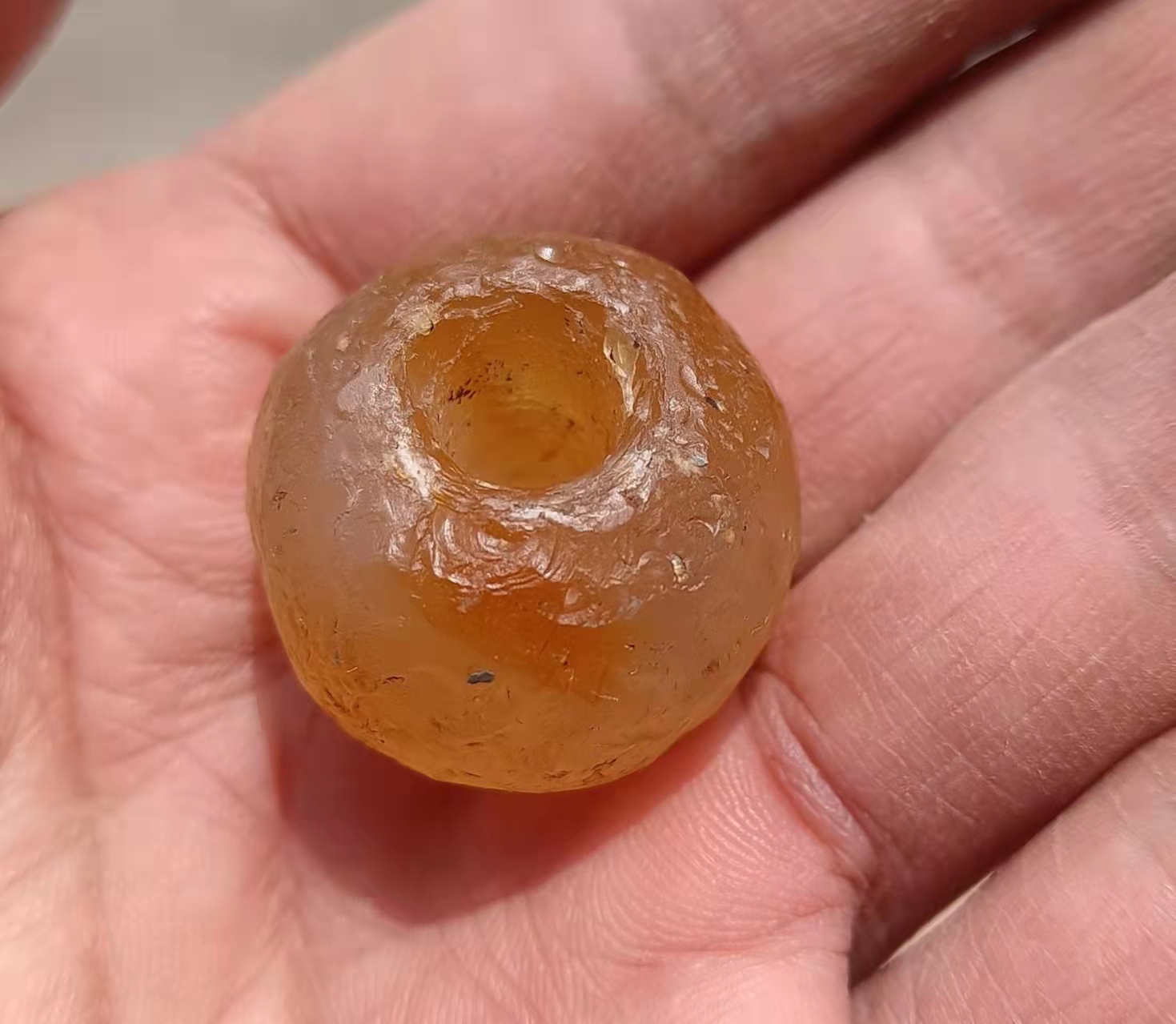 夏家店大玛瑙珠子二点六七