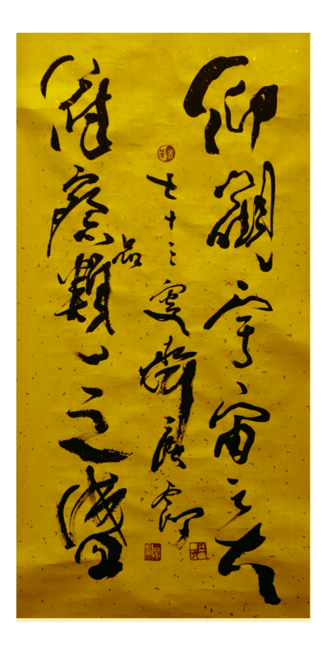 齐氏书法(十二字)
