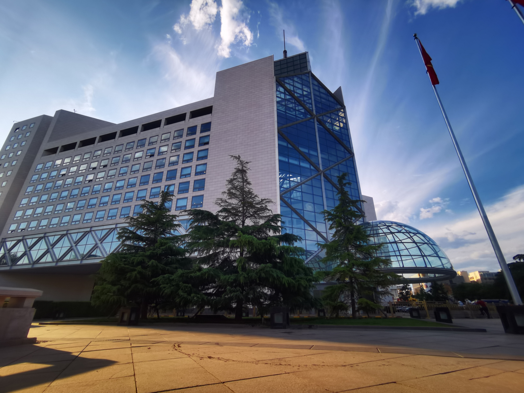 北京西单,中国银行总行大厦(贝聿铭团队设计)