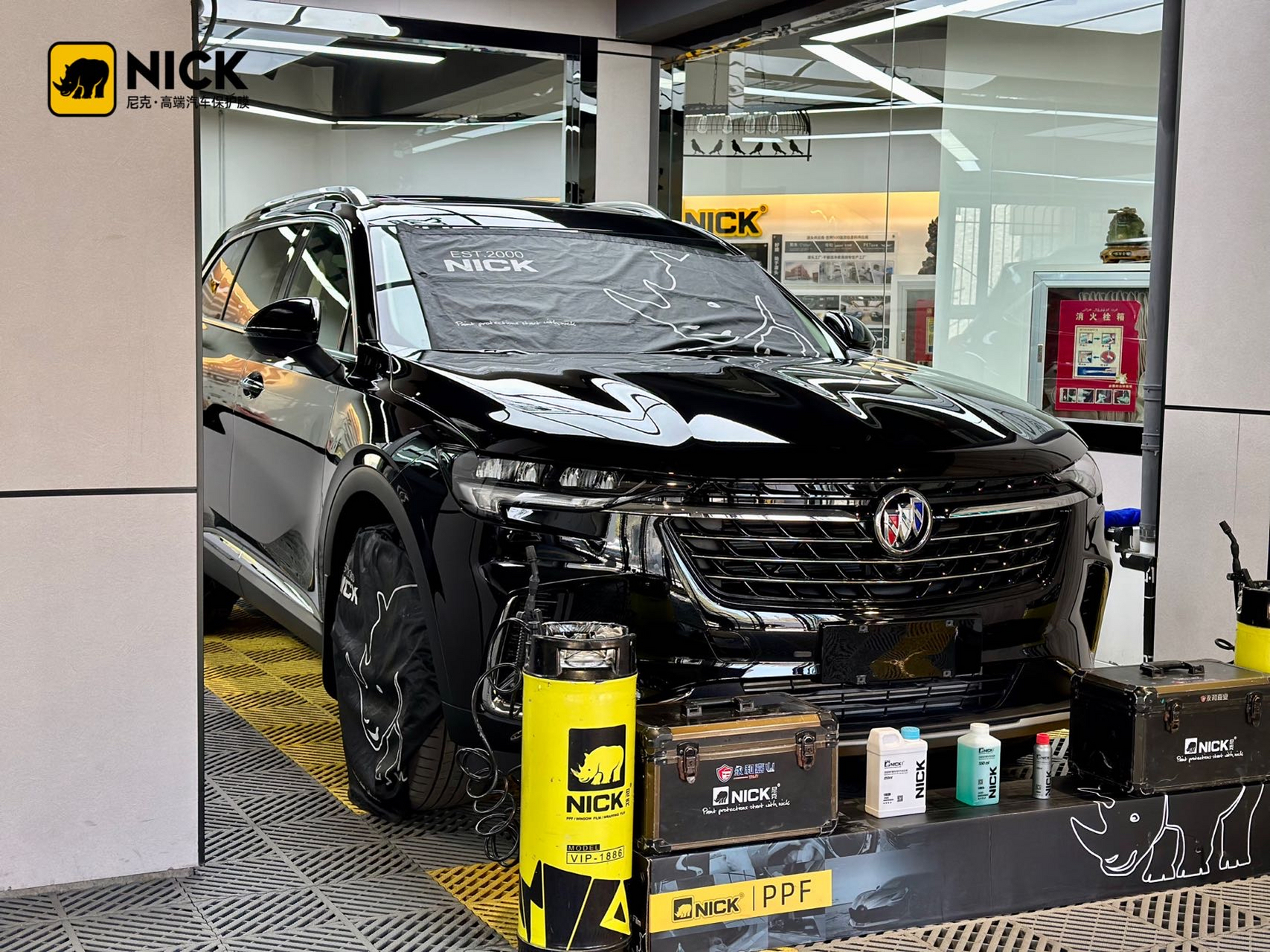 专业尼克nick隐形车衣20年老品牌值得信赖新疆总代理永和嘉业贴膜宋哥