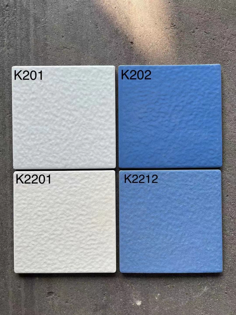 白色广场砖,蓝色广场砖,200*200规格广场砖