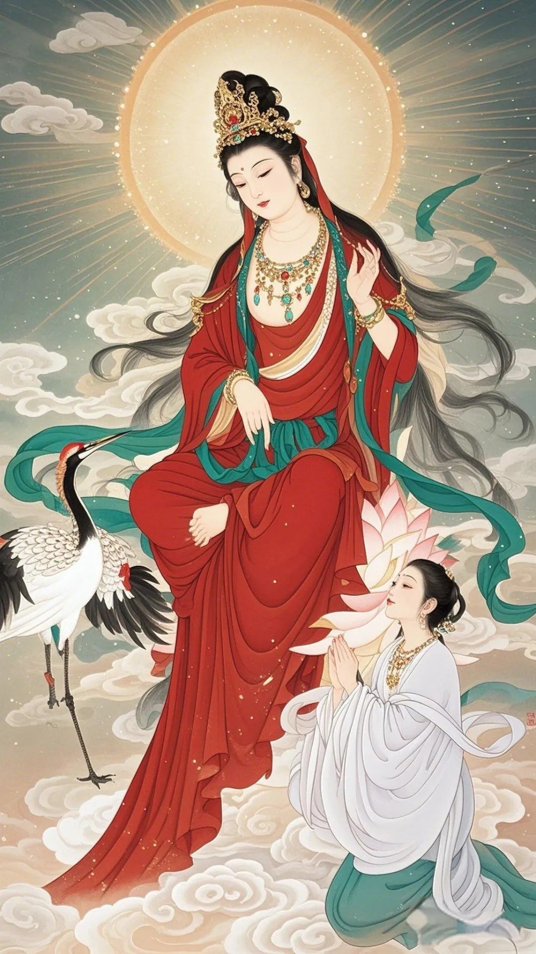 菩萨壁纸,见佛得福,愿您心想事成,顺遂无忧