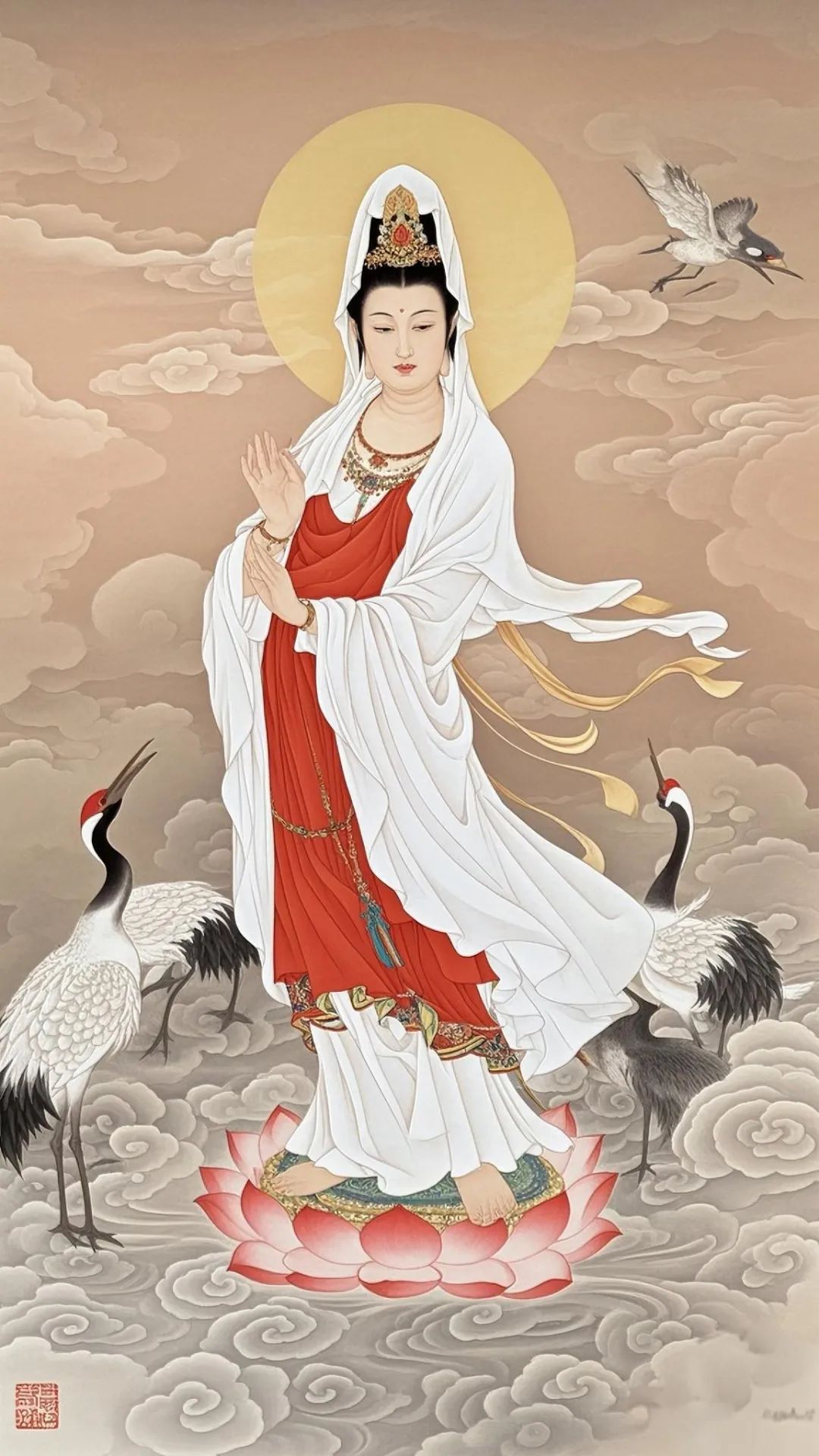 菩萨壁纸,见佛得福,愿您心想事成,顺遂无忧