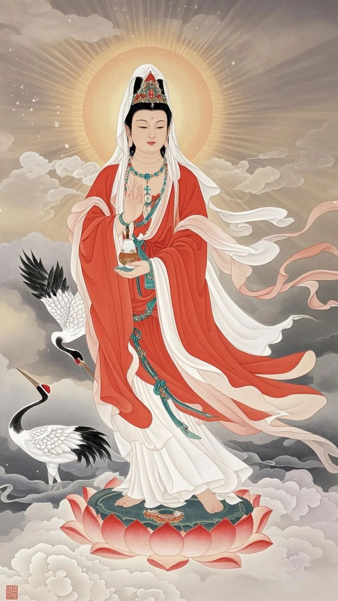 菩萨壁纸,见佛得福,愿您心想事成,顺遂无忧