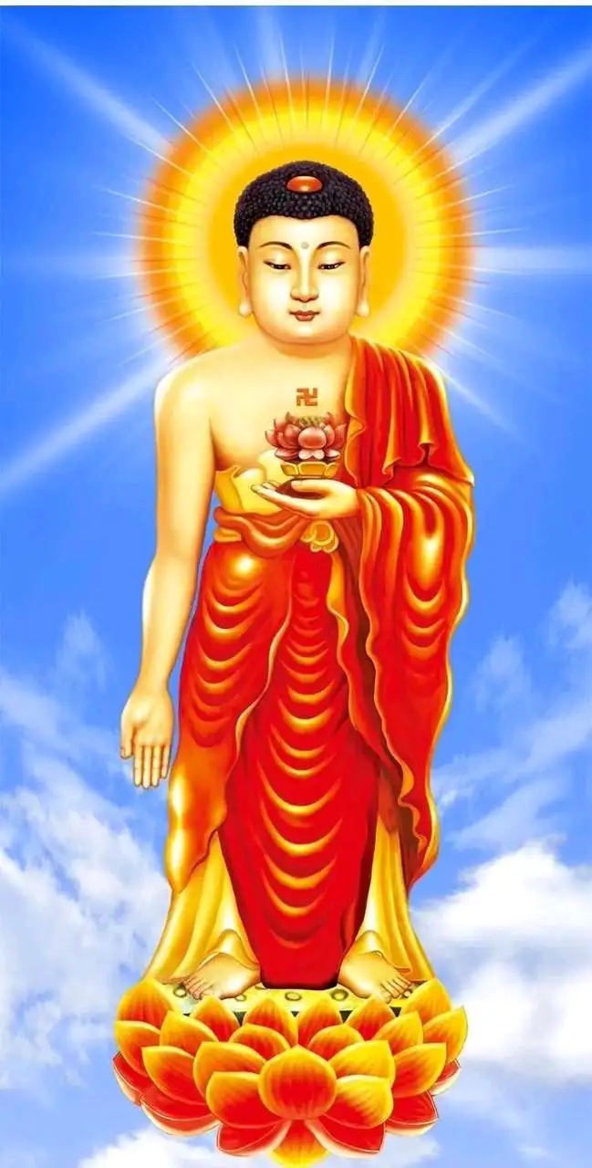 在西方那片超脱尘寰的净土之上,阿弥陀佛慈悲为怀,引领众生步入永恒的