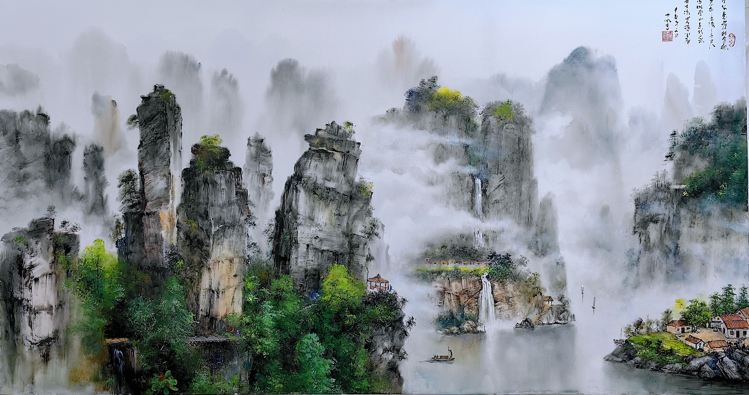 冯少帅山水画