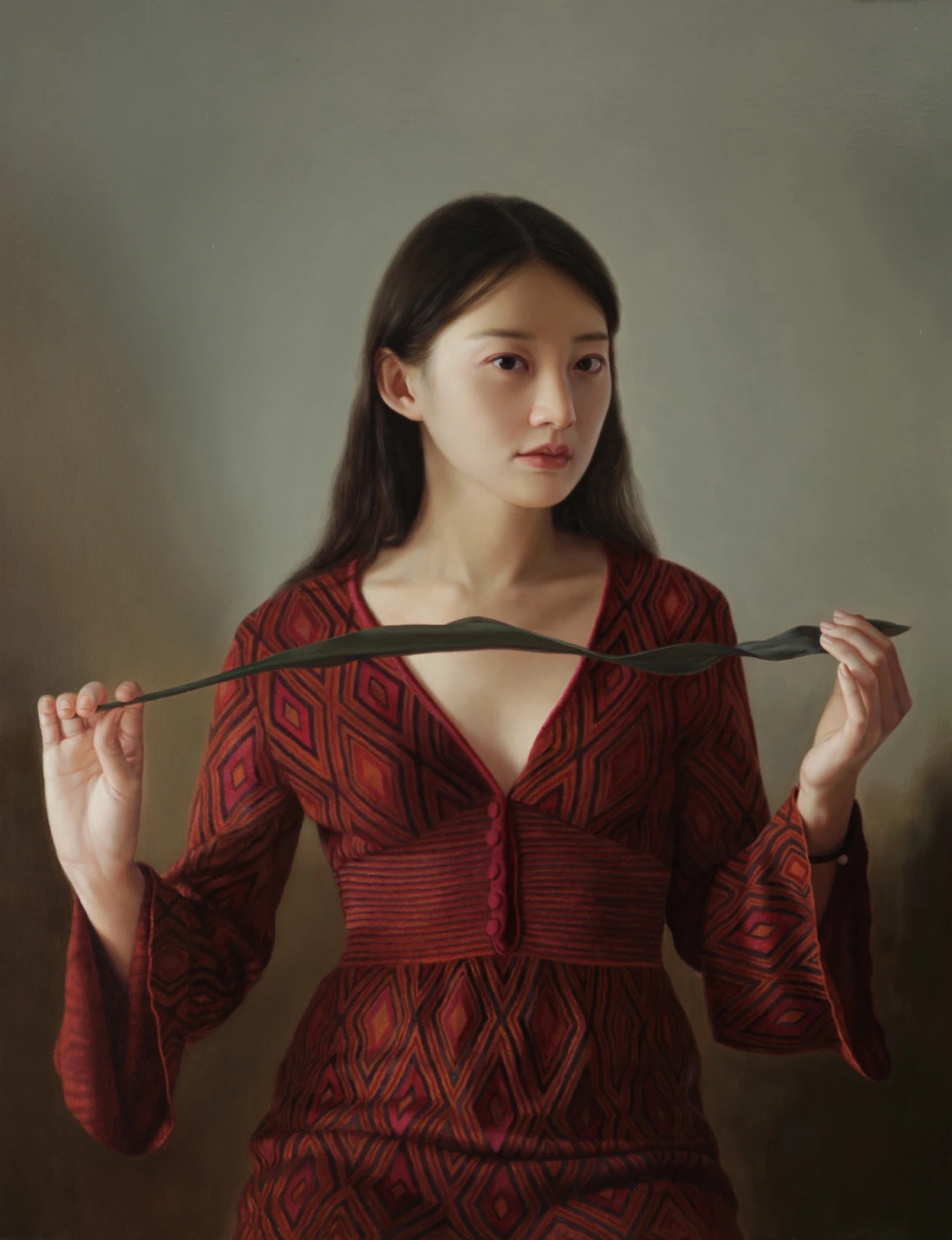 著名油画大师范学贤写实油画作品.