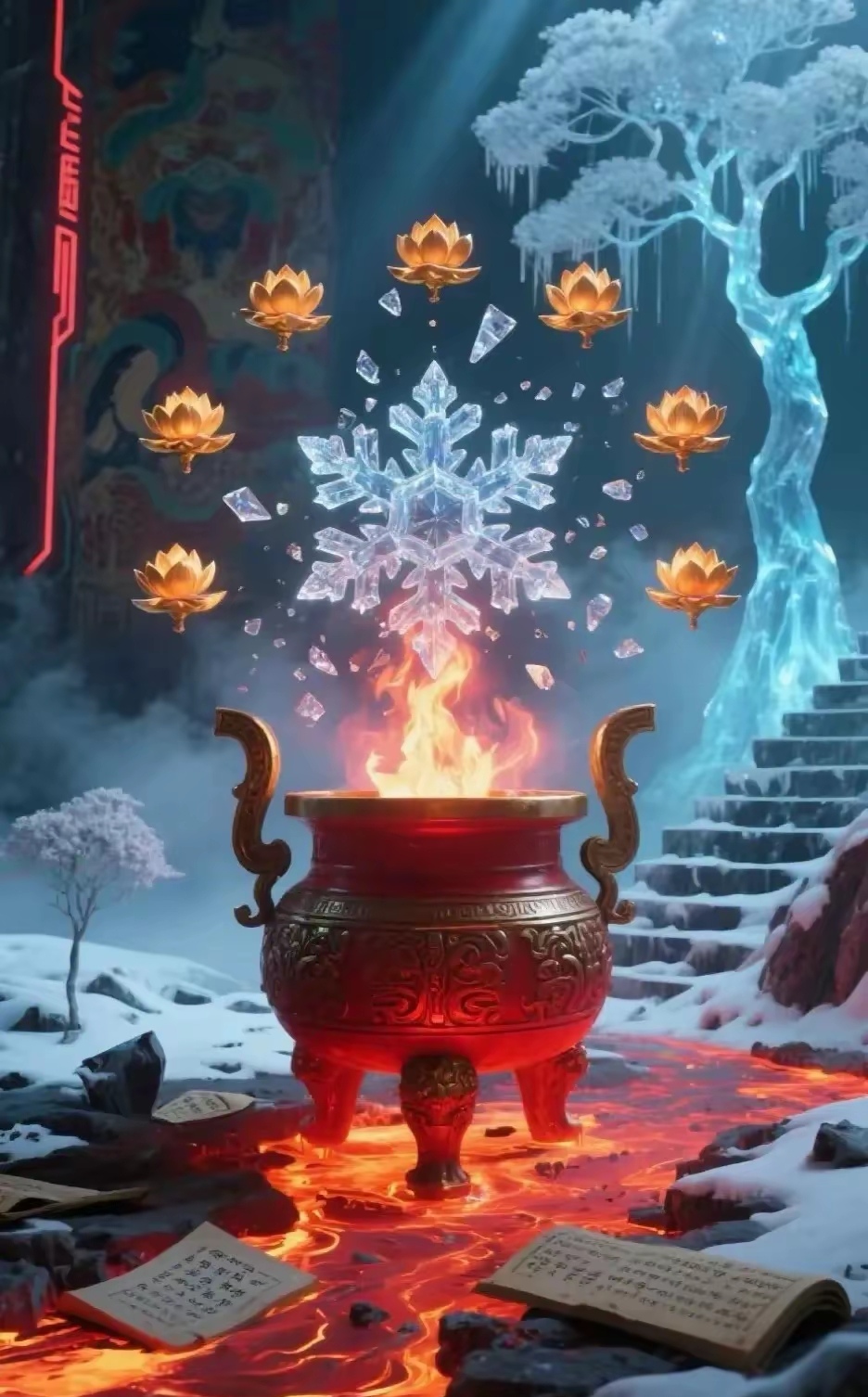 —舞台上的分享,是生活里贵人相助的预兆;科幻感的香炉