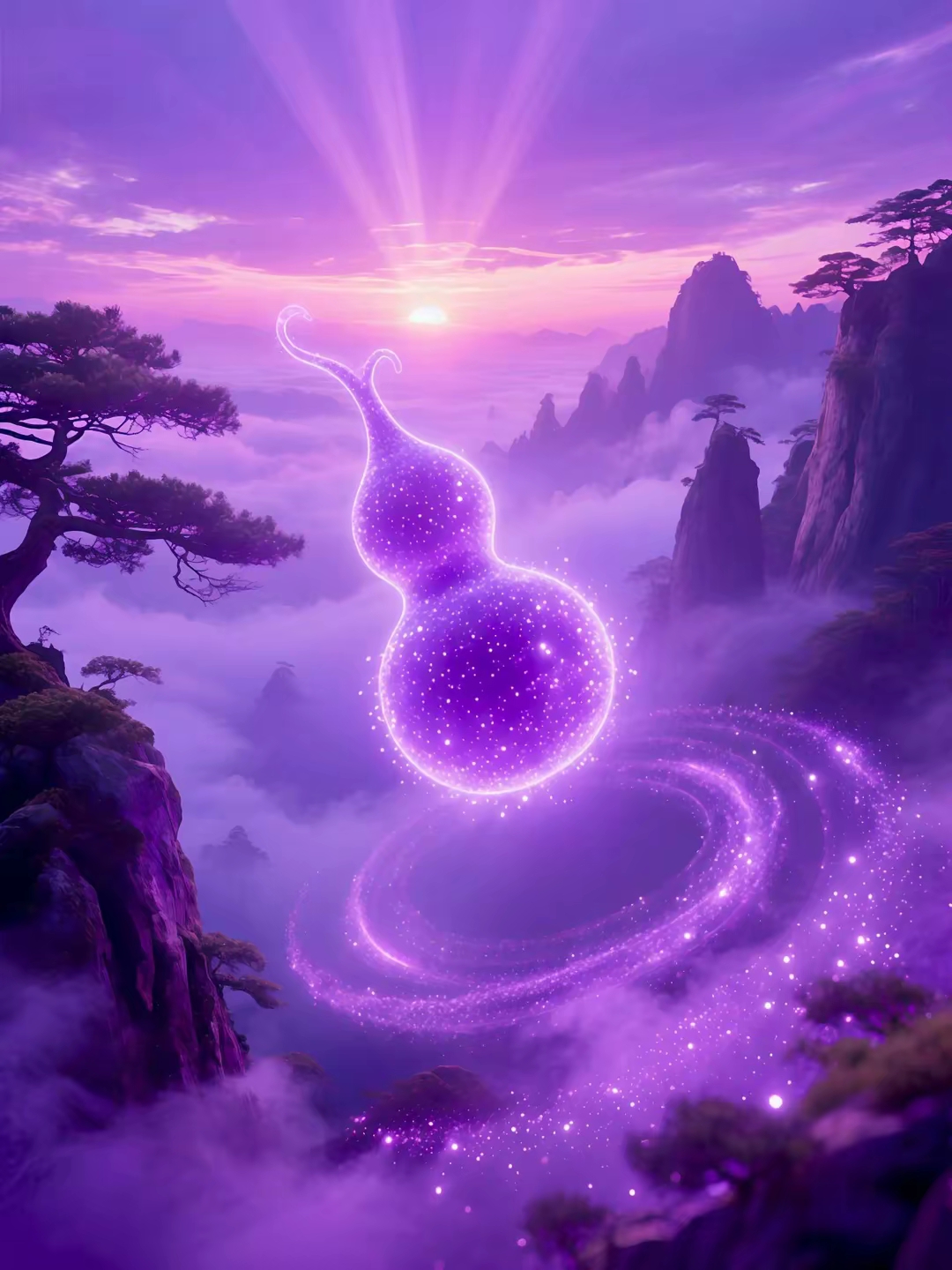 美到窒息的紫色福禄!