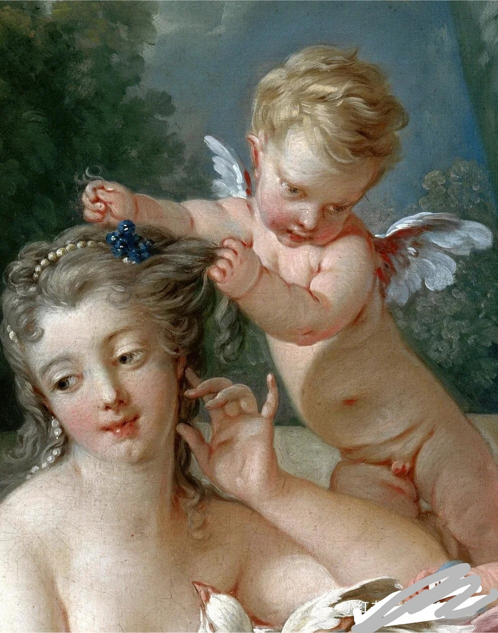 著名洛可可大师——布歇  《维纳斯的化妆室》