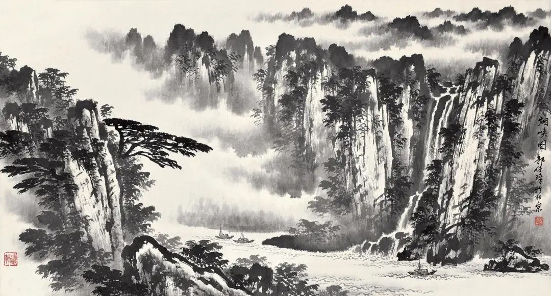 —郭传璋(1912—1990)系列山水作品欣赏……