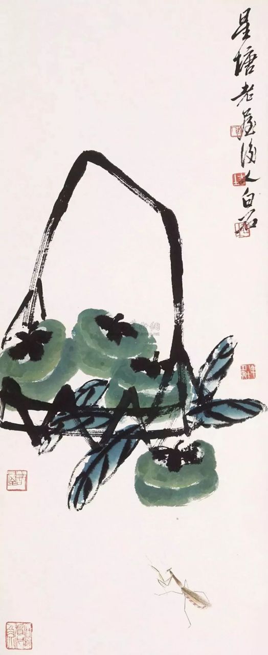 齐白石 柿柿如意 系列