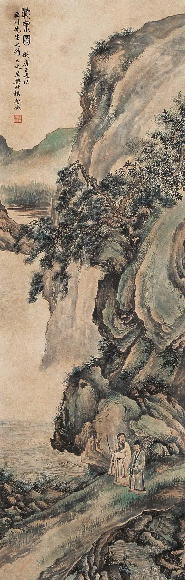 ,即金城,清末民初画坛巨星,书画篆刻金石六艺嗡所