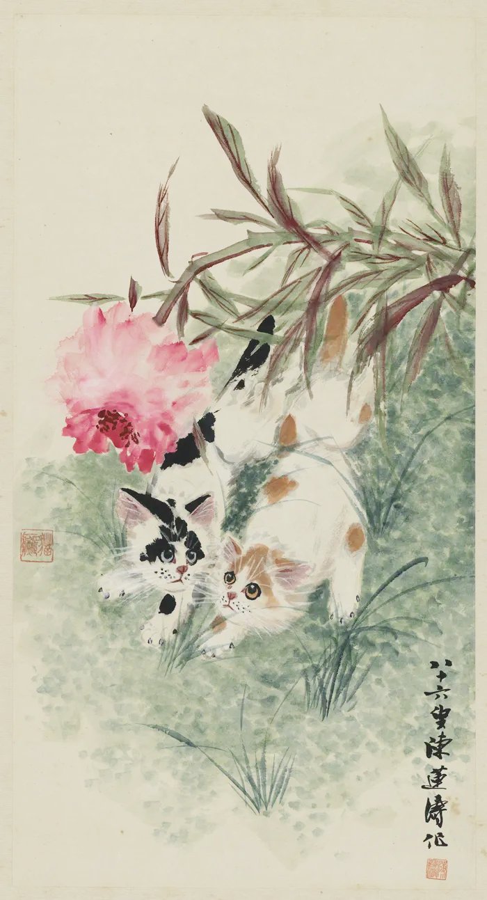 "江南猫王"著名画家——陈莲涛