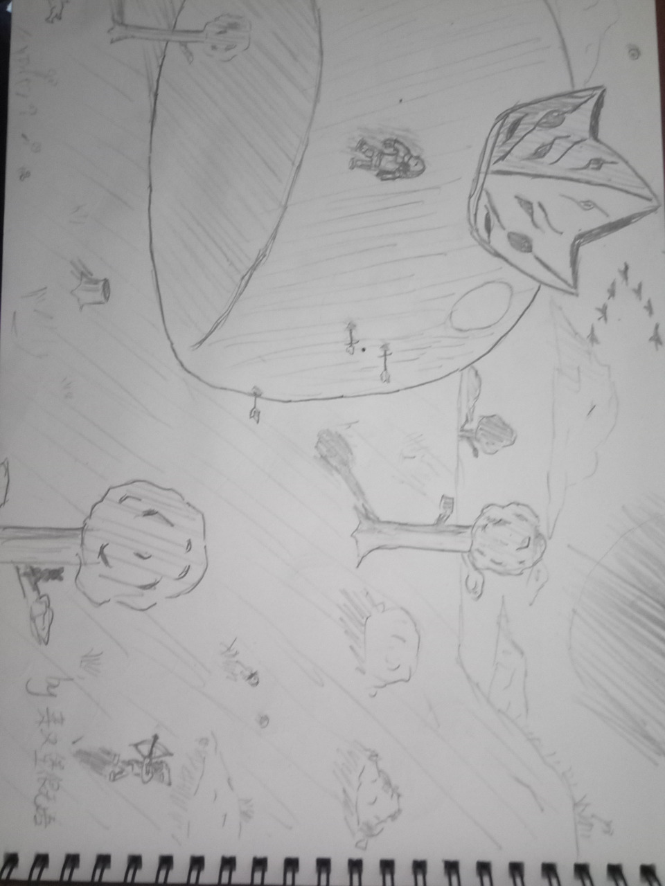 泰拉瑞亚boss手绘图之史莱姆王