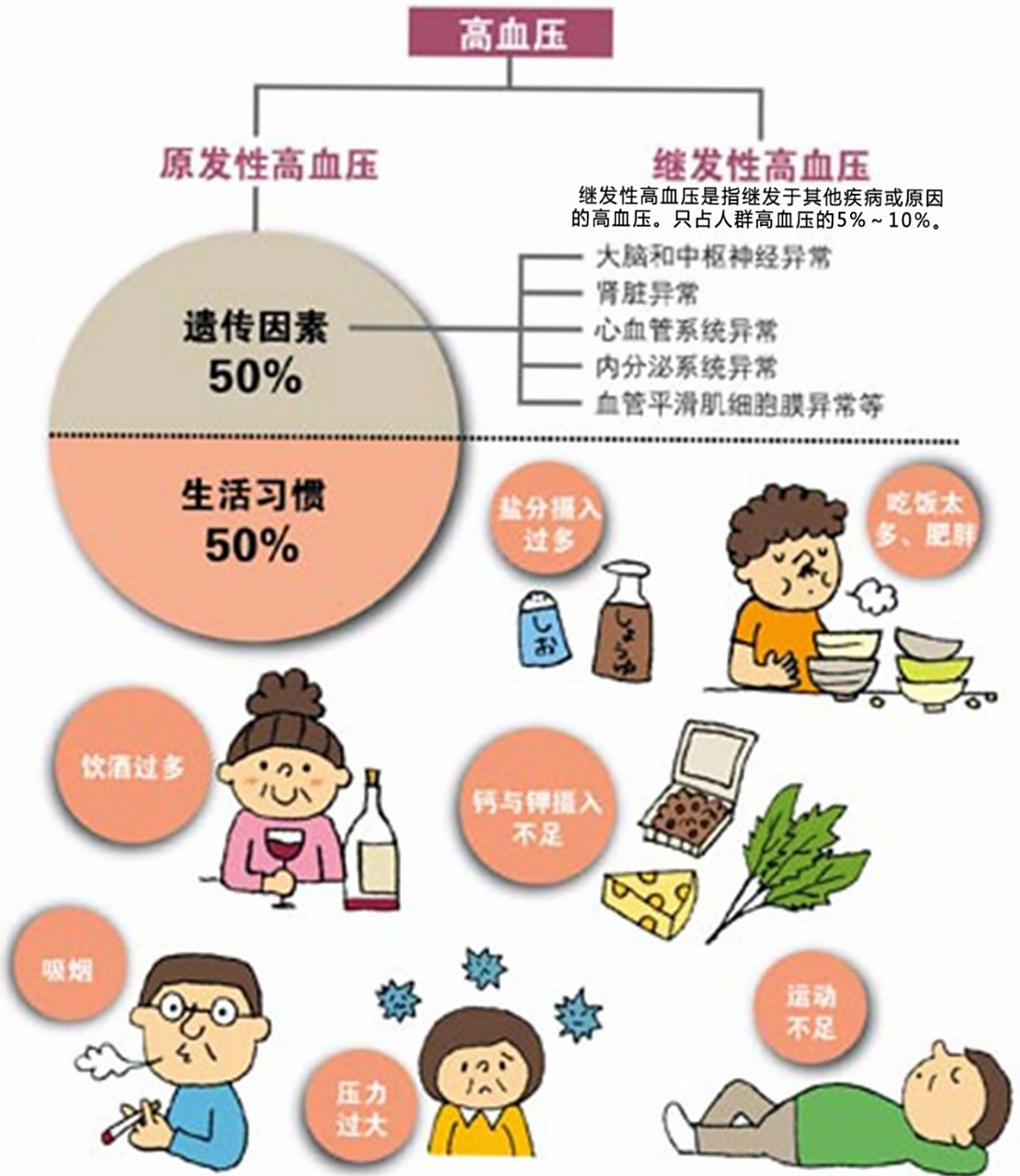 高血压早期会有头痛,头晕,失眠,耳鸣,烦躁,精力不集中,容易疲劳