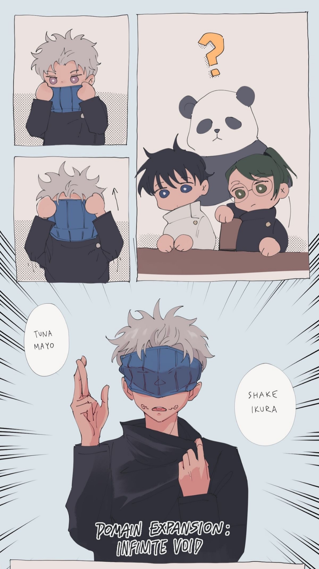 棘:领域展开,无量空处 #咒术回战# #狗卷棘# #乙骨忧太#  史上最强