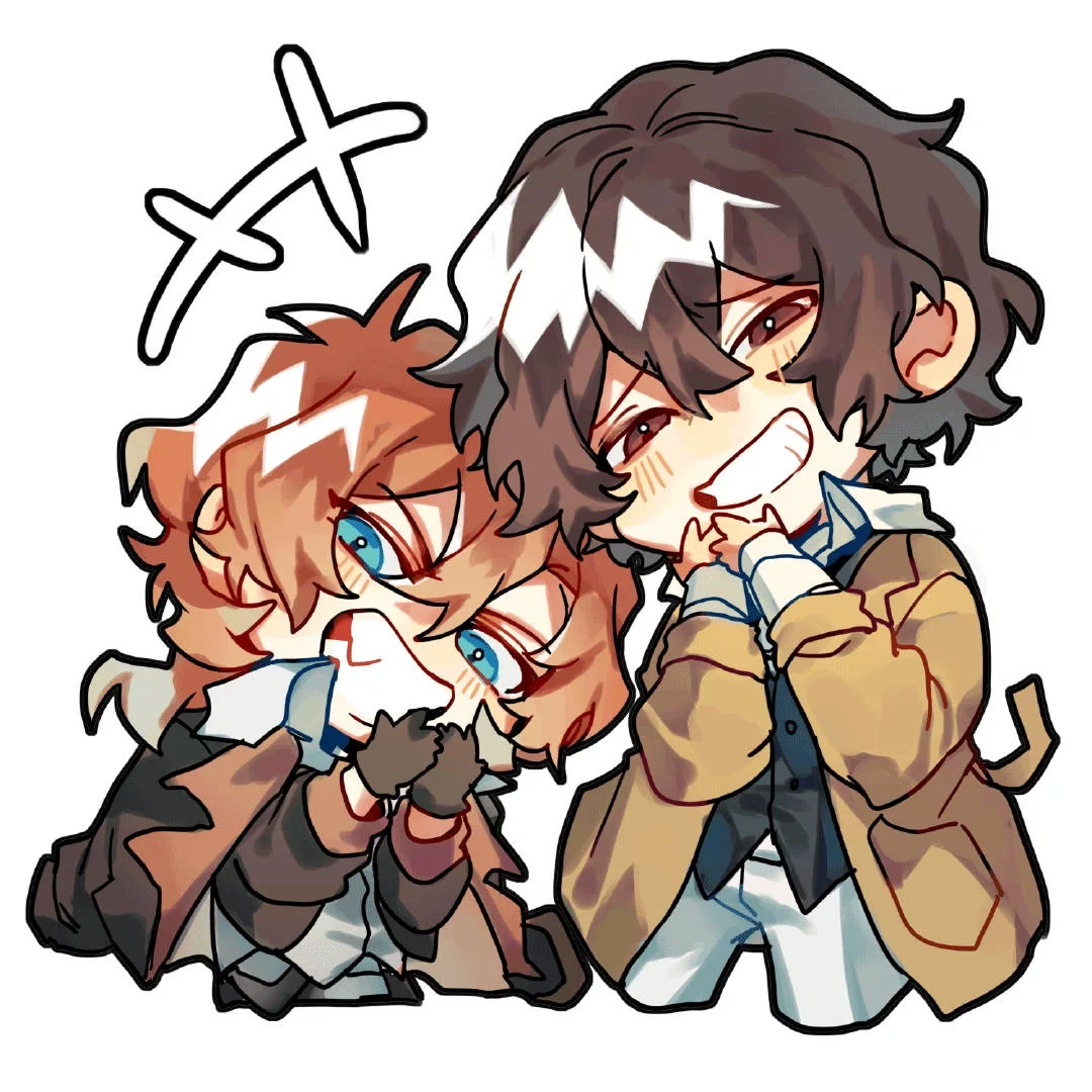 太中# 太中表情包#文豪野犬# 画师:柴狗狗