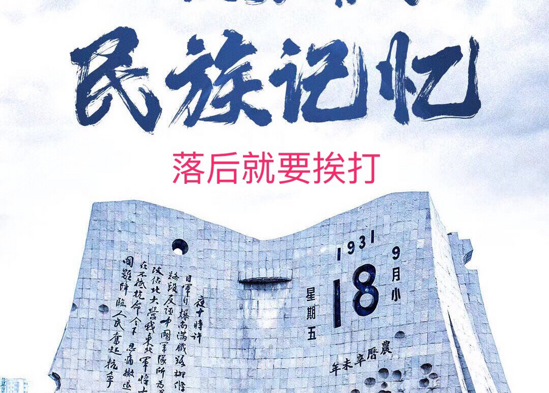 勿忘国耻,落后就要挨打! 国家兴亡匹夫有责