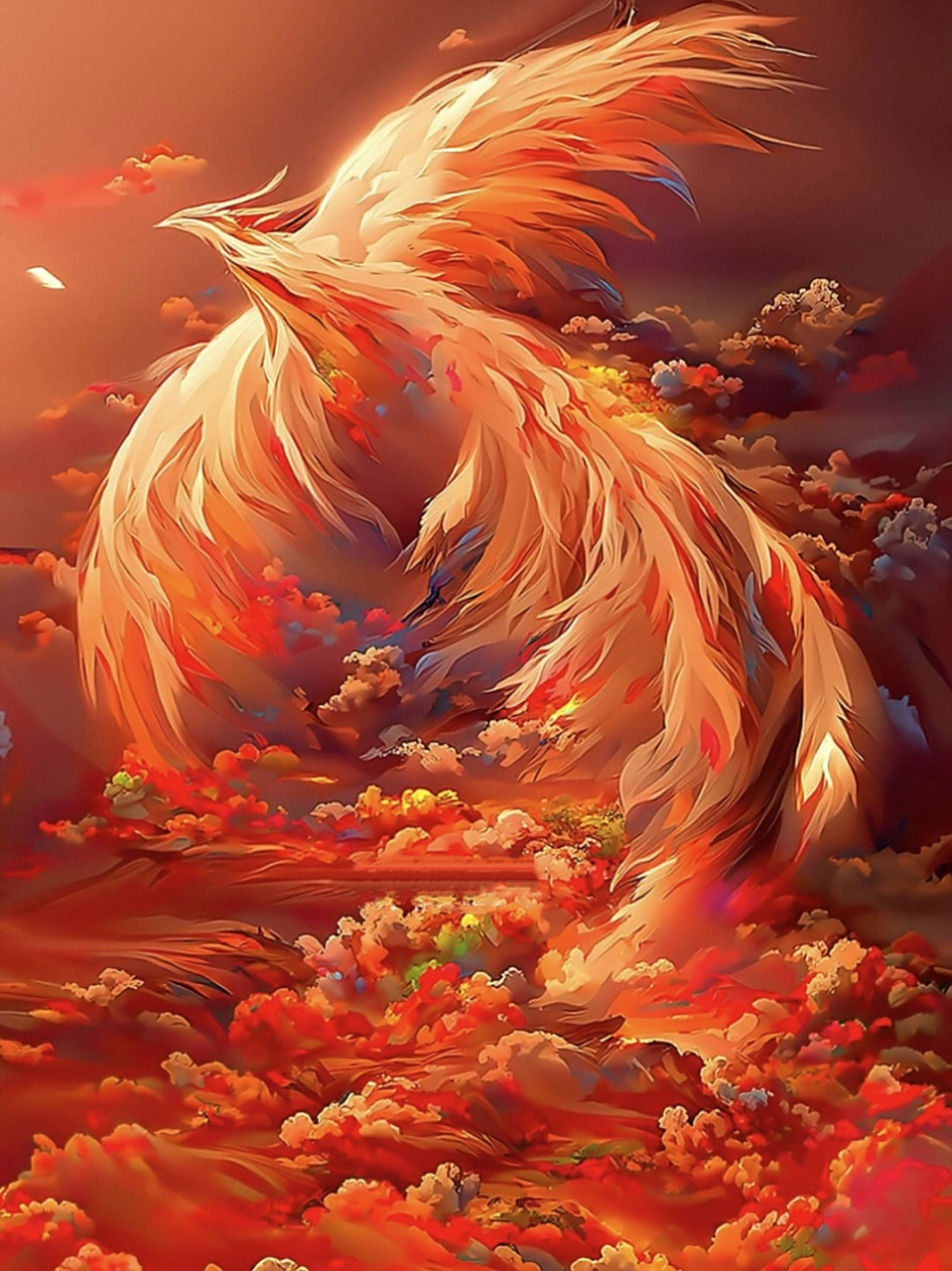 像仙女,但更像那涅槃重生的火凤凰! 67 67祥瑞之兆!健康!喜乐!