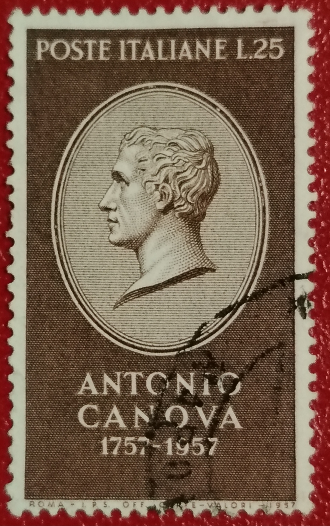 以纪念雕塑家安东尼奥·卡诺瓦antonio canova诞辰200周年