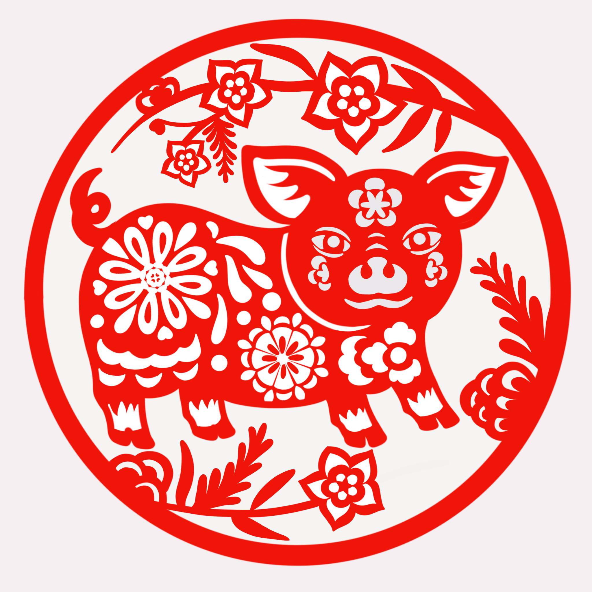 中国传统文化剪纸插画(3)