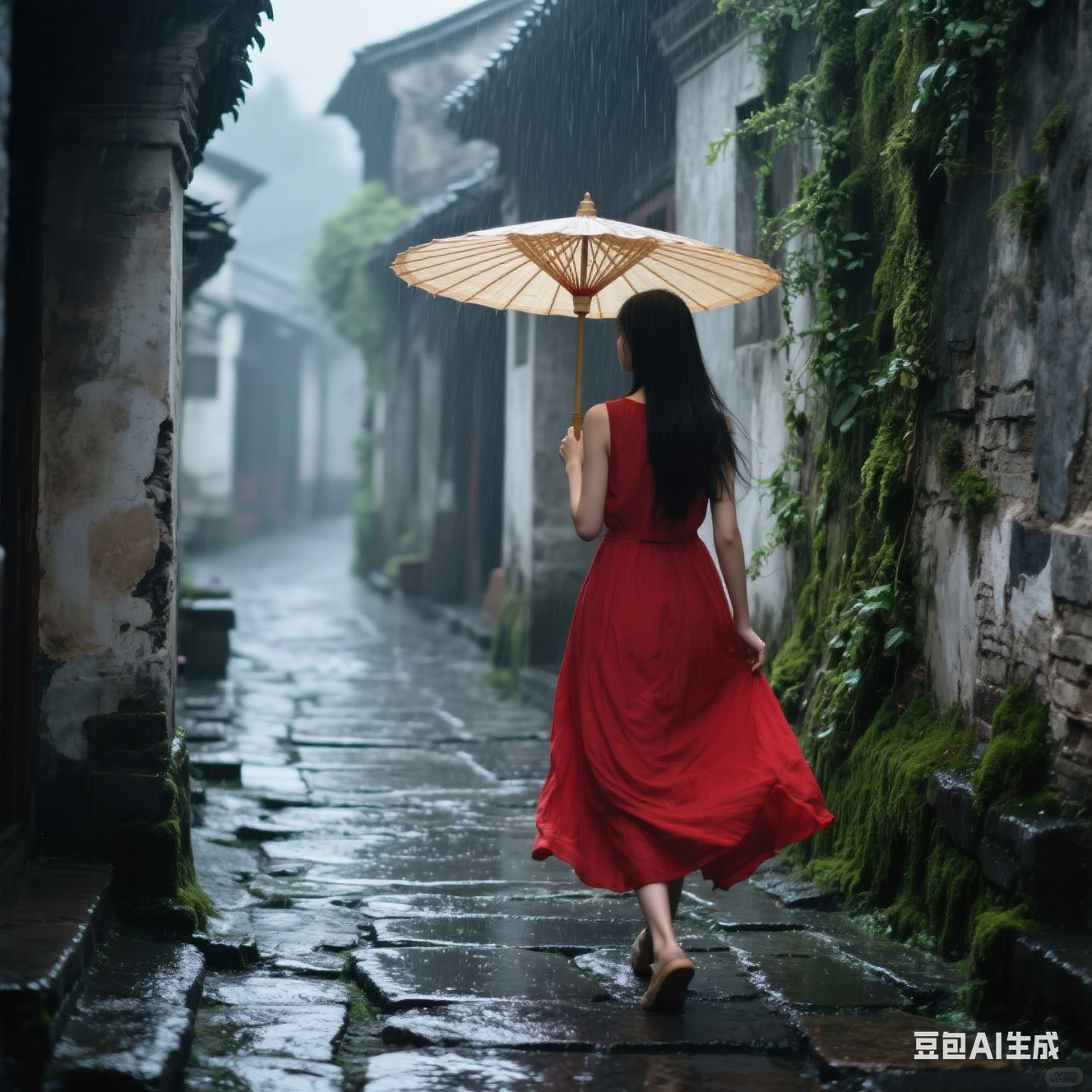 愿你今天在雨滴