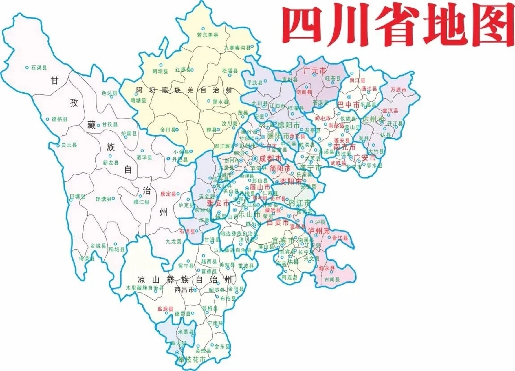 四川地图位置图片