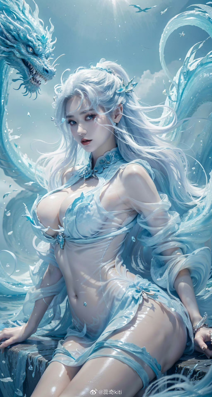 ai分不清龙和蛇,但都是美女!符合一贯的思维模式!