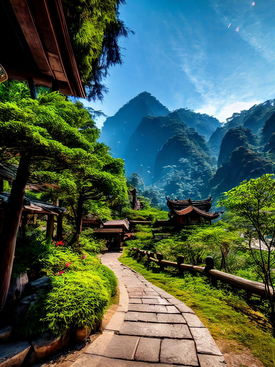 原创诗词:《过吉林和龙万里青葱随笔》七绝 万里青葱万里烟, 日出娇艳