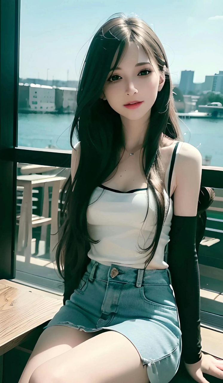 人工智能ai创作的风格,美少女日常生活!