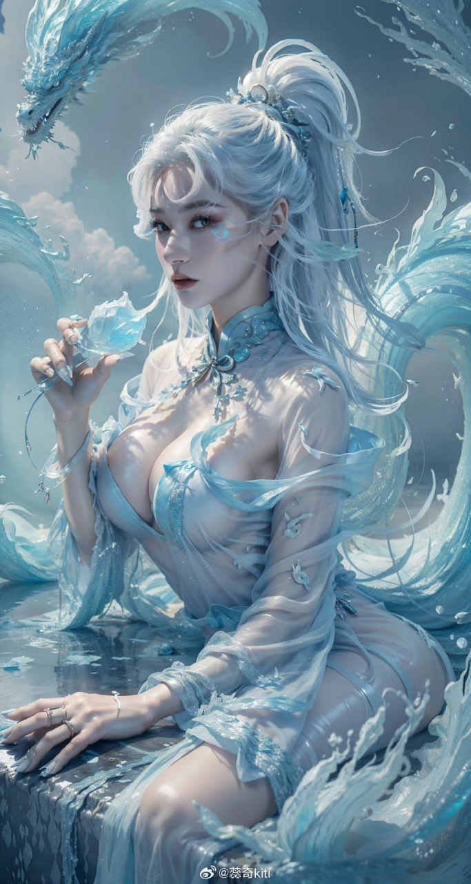 ai分不清龙和蛇,但都是美女!符合一贯的思维模式!