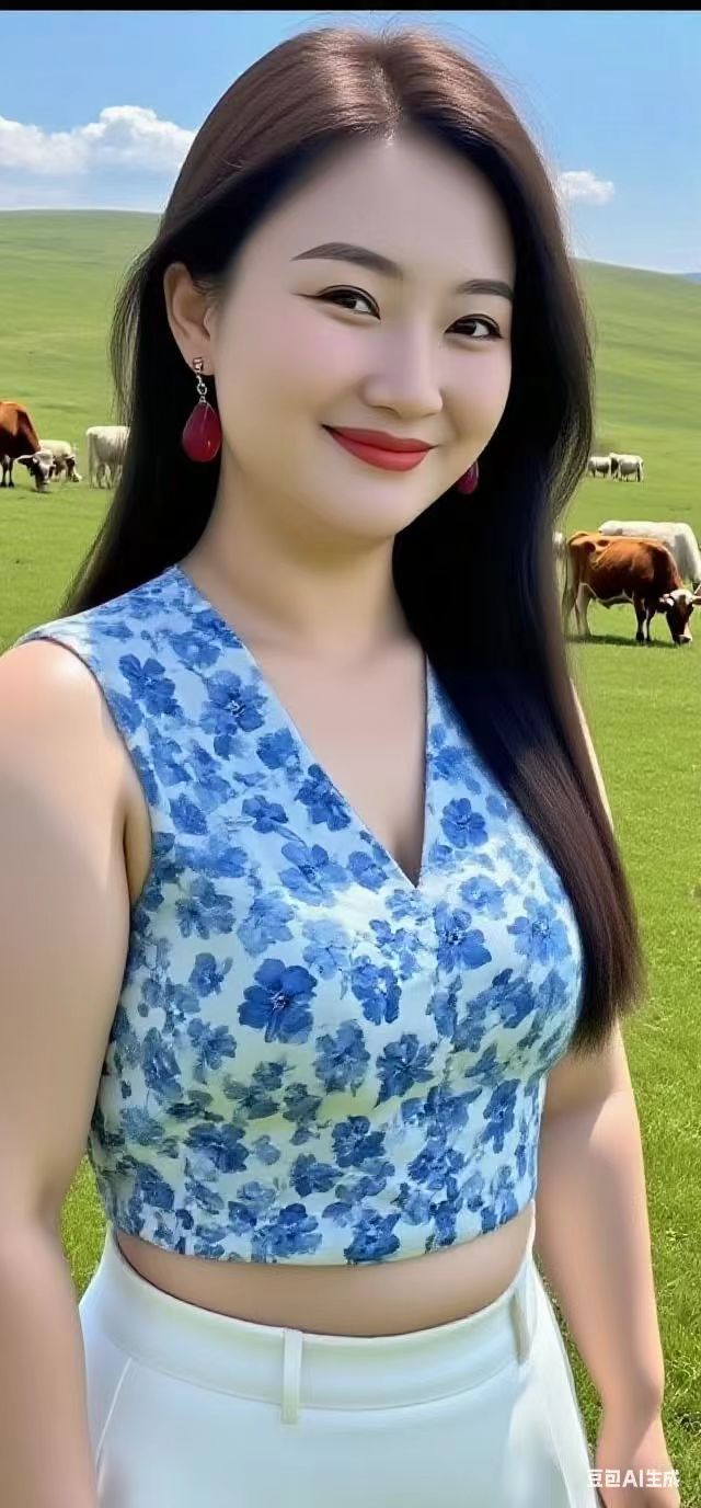 李梅一入草原,便被那漫无边际的绿海震撼