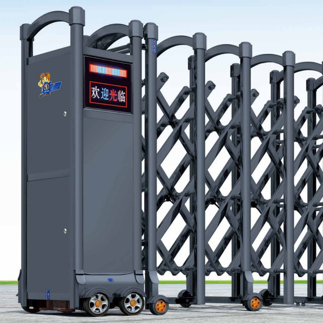 工地大门,入口自动门,铝合金电动门定做厂家,天津伟艺业门业#工业大门