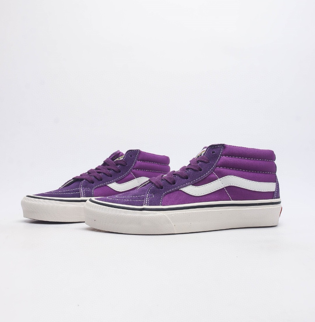 万斯vans范斯 经典系列 sk8-mid 中帮皮革加帆布鞋面休闲运动板鞋情侣