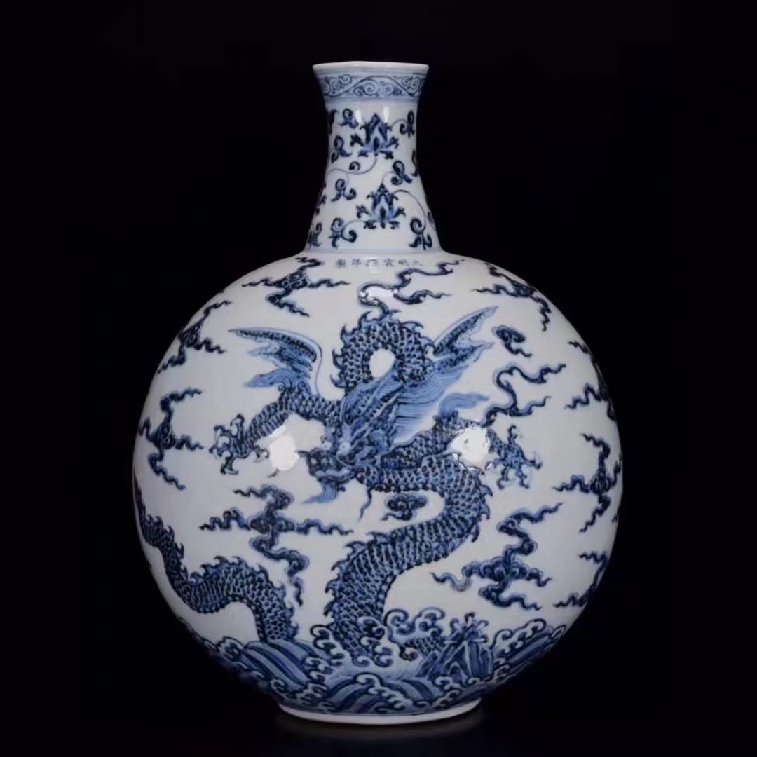 宣德青花瓷器# #苏麻离青# 收藏家王聖喻