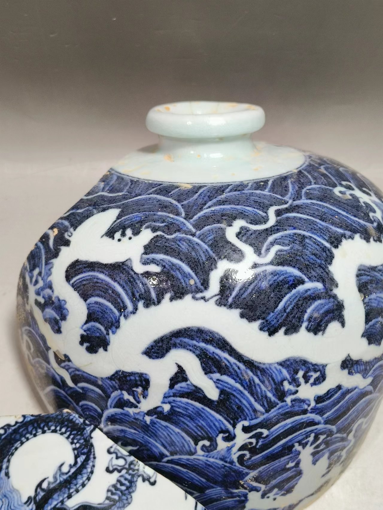 宣德青花瓷器# #苏麻离青