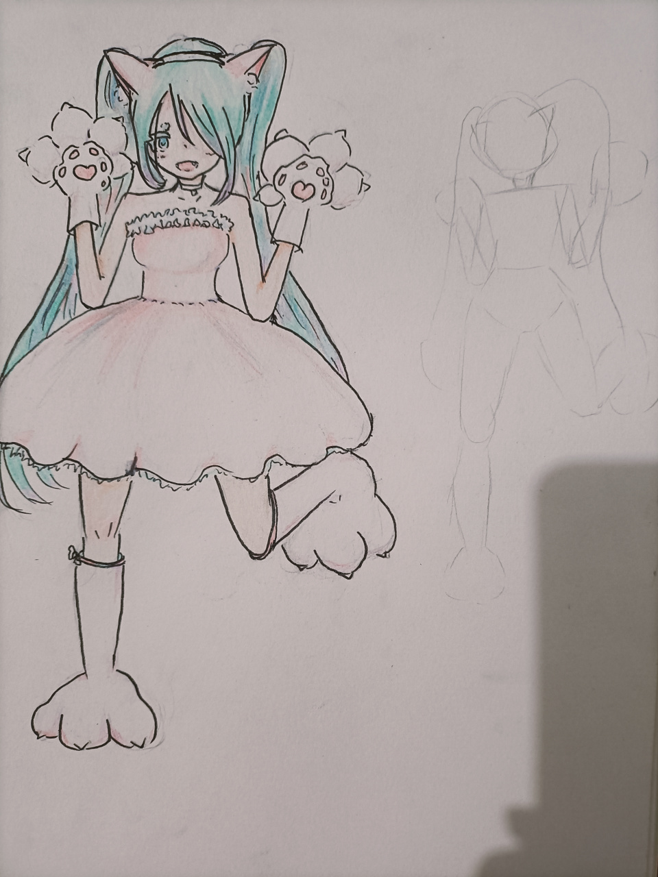 第一次画兽耳娘,不喜勿喷#兽耳娘# #画画交流组