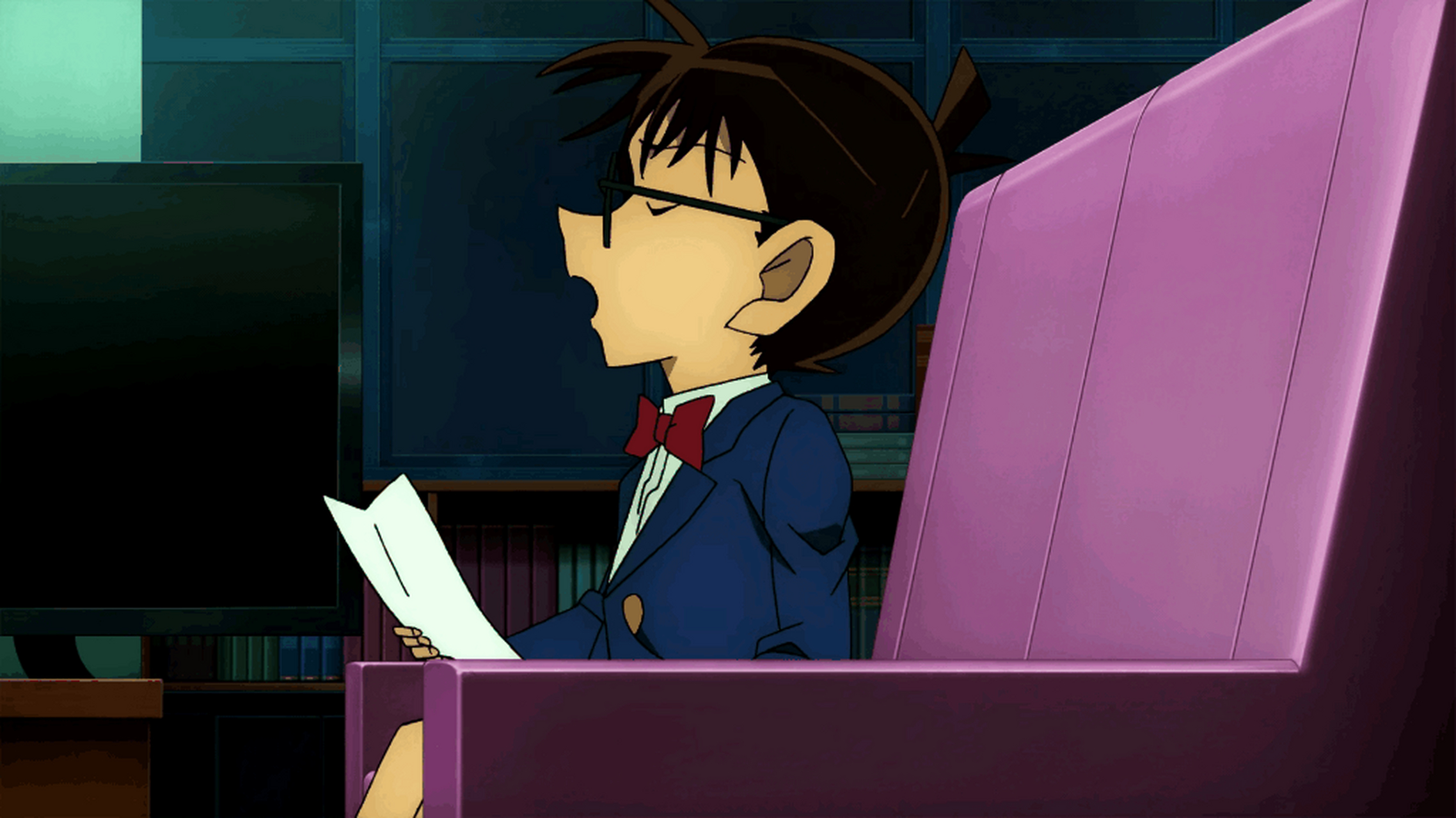 真実はいつもひとつ,柯南还是一如既往的好看,就是《绀青之拳》里柯南