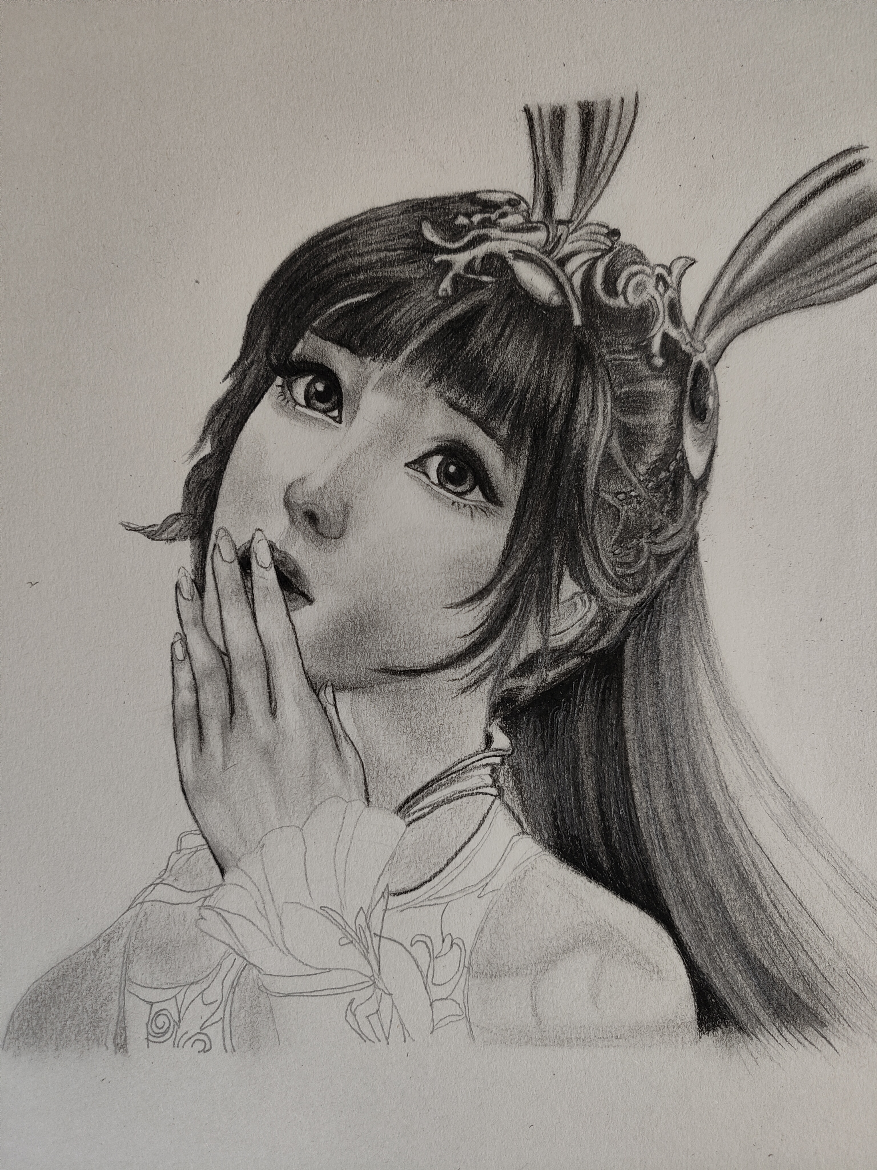 素描小舞,步骤图#vlog记录生活