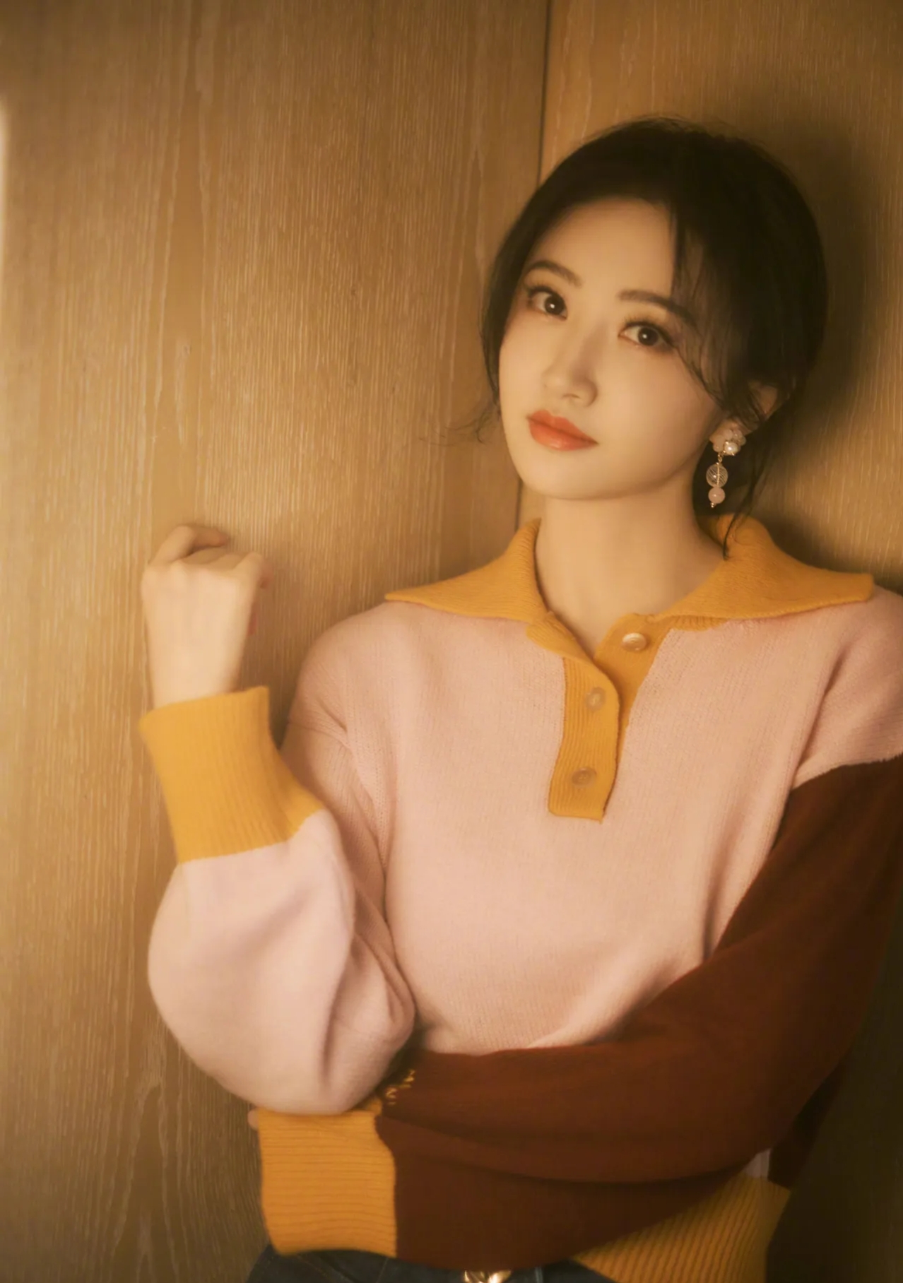 女生100斤出头真的算胖吗# 景甜:真的美,真的甜,甜到心裏的那种.