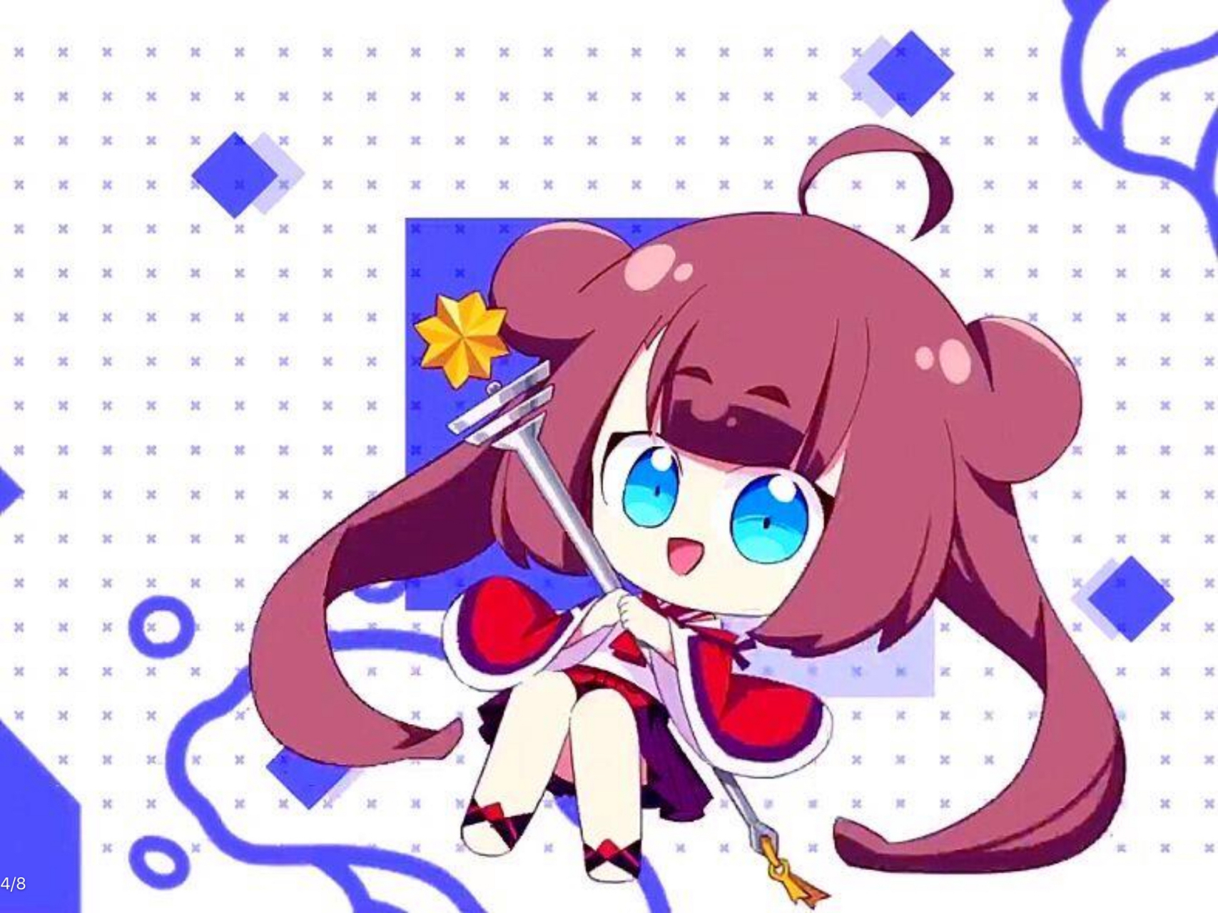 最喜欢的二次元人物# 可爱的茉莉[微笑]猫之茗