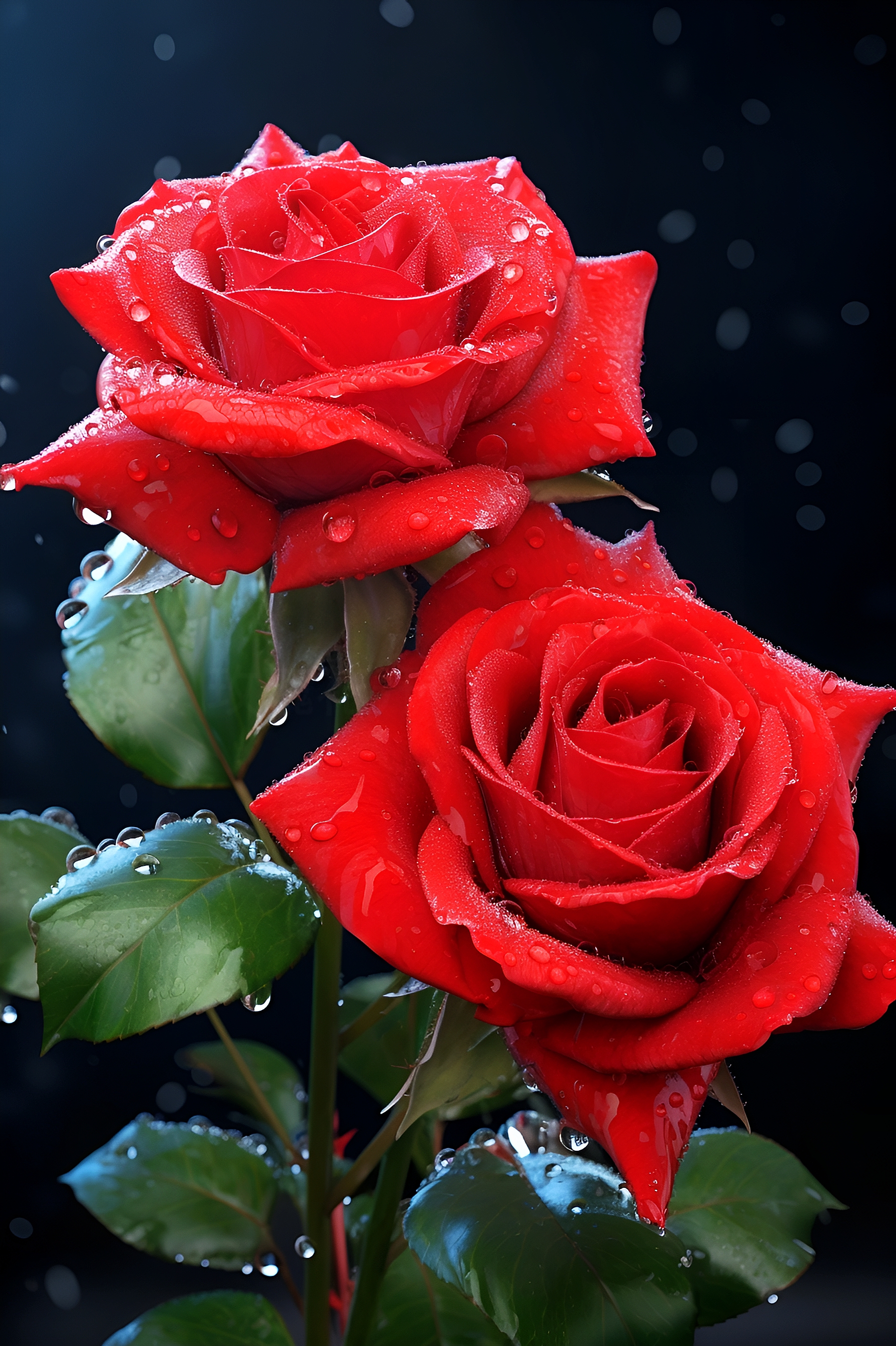 谁都逃不过玫瑰,玫瑰送谁都浪漫🌹玫瑰花鲜艳欲滴太美了,分享给谁呢