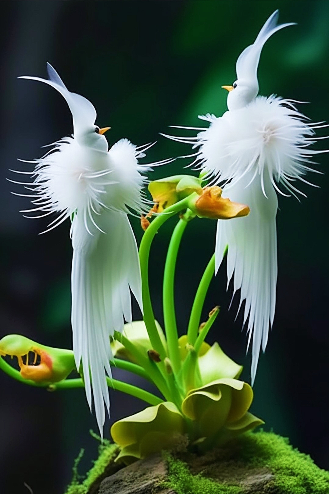 分享秋日好天气#奇花异草总之,玉凤花真的是一种非常艺术, 文化,观赏