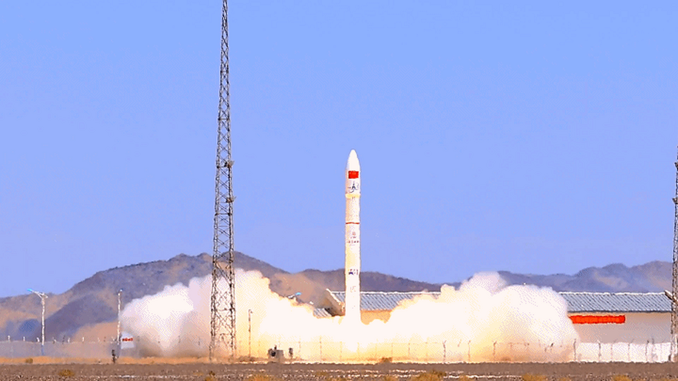 航天科技集团有限公司所属中国运载火箭技术研究院在我国酒泉卫星发射