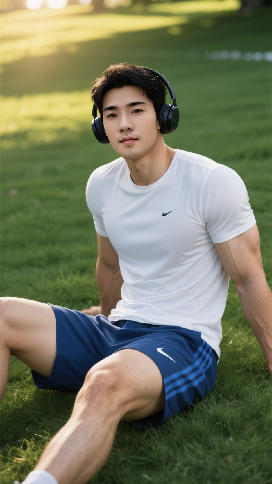 清晨,阳光挣脱夜的束缚,倾洒而下,为草地镀上一层迷人金光