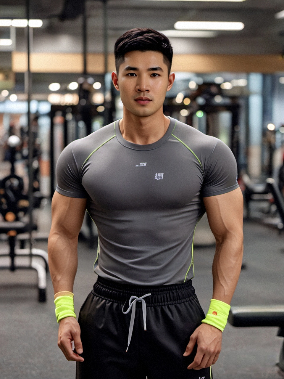 他宛如一座移动的力量雕塑,每块肌肉都蕴藏着无尽能量
