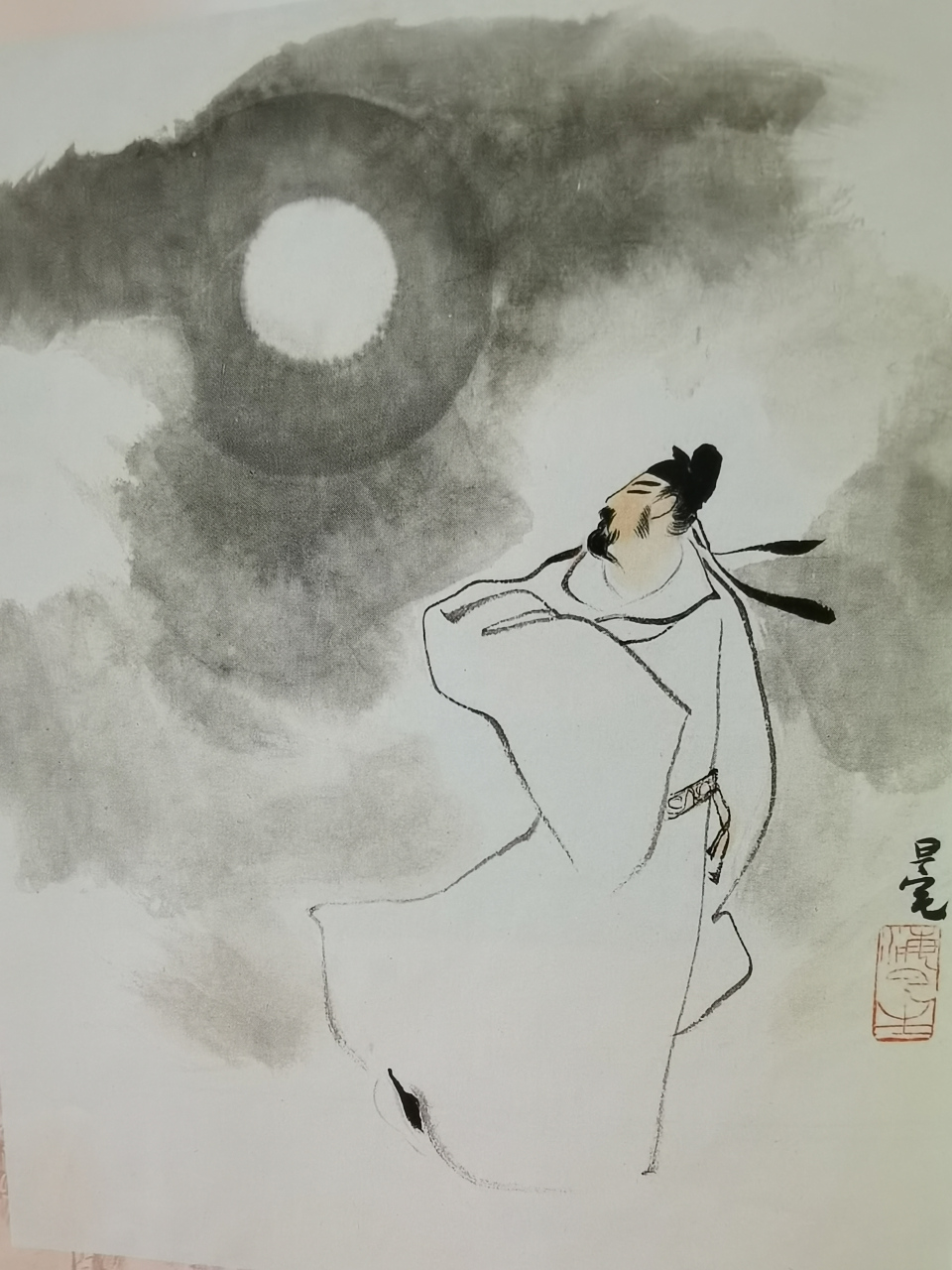 月下独酌 —李白  花间一壶酒,  独酌无相亲.